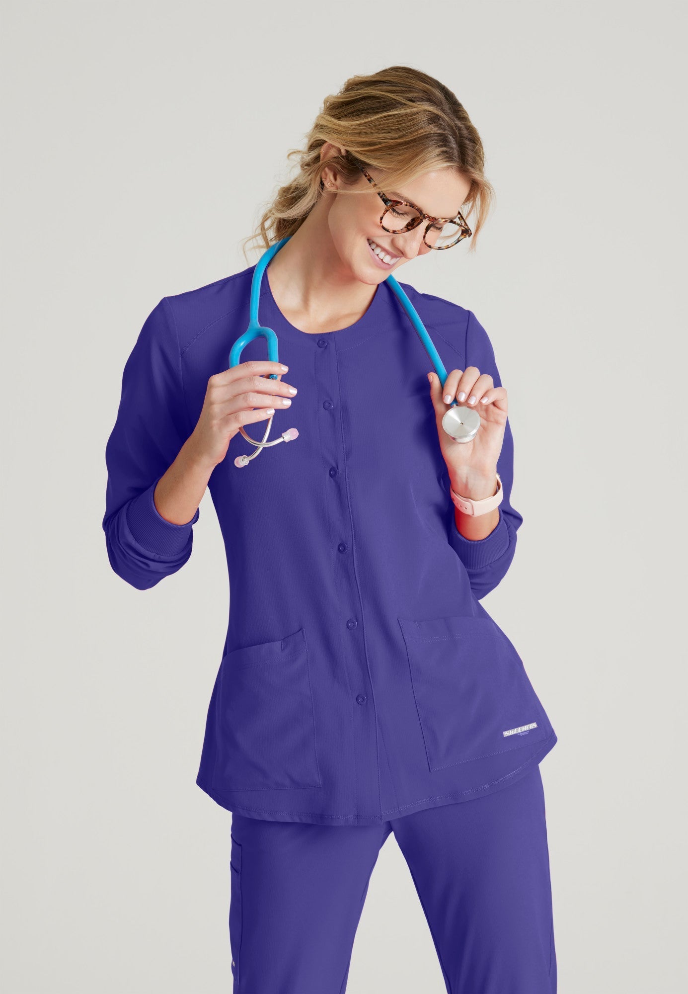 Stability Warm-Up - New Grape - Jen's Scrubs